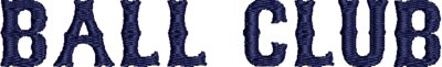 Embroidery (Ball Club Navy)