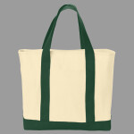 Ideal Twill Two Tone Shopping Tote