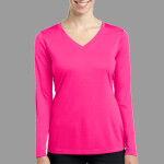 Ladies Long Sleeve PosiCharge ® Competitor V Neck Tee