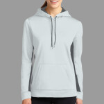 Ladies Sport Wick ® Fleece Colorblock Hooded Pullover