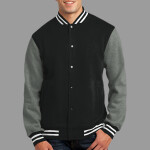 Fleece Letterman Jacket