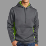 Sport Wick ® CamoHex Fleece Colorblock Hooded Pullover