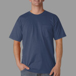 Adult Short-Sleeve Tee with Pocket