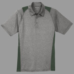 Heather Colorblock Contender Polo