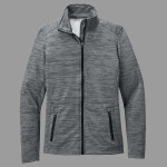 Ladies Digi Stripe Fleece Jacket