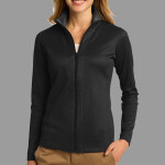 Ladies Vertical Texture Full Zip Jacket