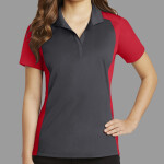 LST652SVJH Ladies Colorblock Micropique Sport Wick ® Polo