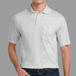 SpotShield 5.4 Ounce Jersey Knit Sport Shirt with Pocket