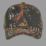 Americana Contrast Stitch Camouflage Cap