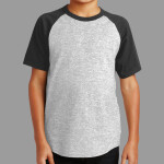 Youth Short Sleeve Colorblock Raglan Jersey
