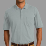 Core Blend Jersey Knit Pocket Polo
