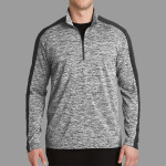PosiCharge ® Electric Heather Colorblock 1/4 Zip Pullover