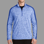 PosiCharge ® Electric Heather Colorblock 1/4 Zip Pullover