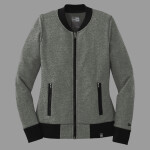 Ladies French Terry Baseball Full Zip