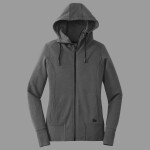 Ladies Tri Blend Fleece Full Zip Hoodie
