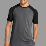 Tri Blend Wicking Raglan Tee