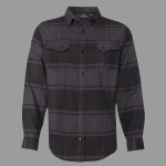 Snap Front Plaid Flannel Shirt
