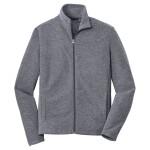 Heather Microfleece Full Zip Jacket