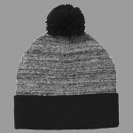 Heather Pom Pom Beanie