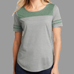 Ladies PosiCharge ® Tri Blend Wicking Fan Tee