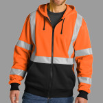 A107 Class 3 Heavy Duty Fleece Full Zip Hoodie