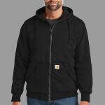 Midweight Thermal Lined Full Zip Sweatshirt