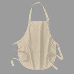 Medium Length Apron with Pouch Pockets