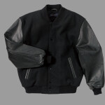 Wool and Leather Letterman Jacket