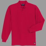 Port Authority® - Youth Long Sleeve Pique Knit Polo. Y320