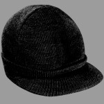 Knit Hat with Bill