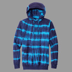 Allover Stripe Tie Dye Fleece