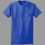 Tagless T Shirt with Pocket
