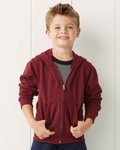 NuBlend® Youth Full-Zip Hooded Sweatshirt