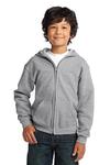 Youth Heavy Blend Full Zip Hooded Sweatshirt