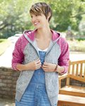 Women’s Glitter French Terry Full-Zip Hooded Sweatshirt