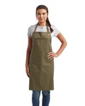 Barley Stitch Recycled Bib Apron with Pockets