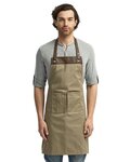 Espresso Bib Apron with Pockets