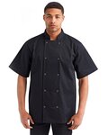 Ten Studded Front Chef Short Sleeve Coat