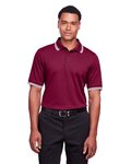 CrownLux Performance® Plaited Tipped Polo