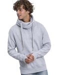 Cross Neck Hooded Sweatshirt