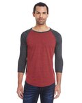 Triblend Three-Quarter Sleeve Raglan T-Shirt