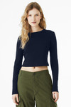 Women's Micro Rib Long Sleeve Baby Tee