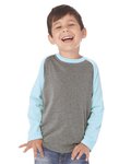 Youth CVC Three-Quarter Sleeve Raglan T-Shirt