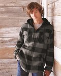 Quilted Flannel Hooded Jacket
