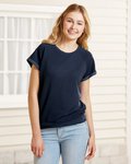 Women's Sweetheart French Terry Short Sleeve Pullover