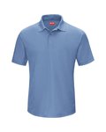 Short Sleeve Performance Knit Gripper-Front Polo