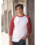 Premium Blend Ringspun Three-Quarter Sleeve Raglan Baseball T-Shirt