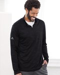 Lightweight Mélange Quarter-Zip Pullover