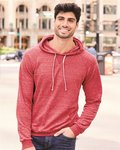 Snow Heather French Terry Raglan Hooded Sweatshirt
