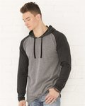 Fine Jersey Hooded Long Sleeve Raglan T-Shirt